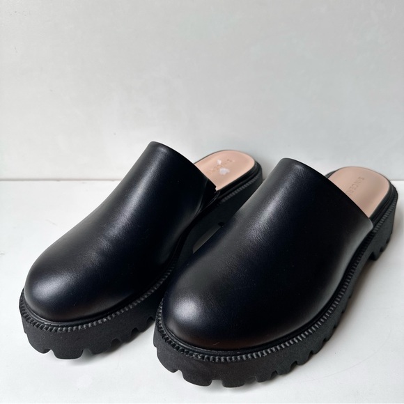 Sincerely Jules Womens Bolt Black Platform Chunky Clog Mule 90's Style Shoe 10M - Picture 4 of 15